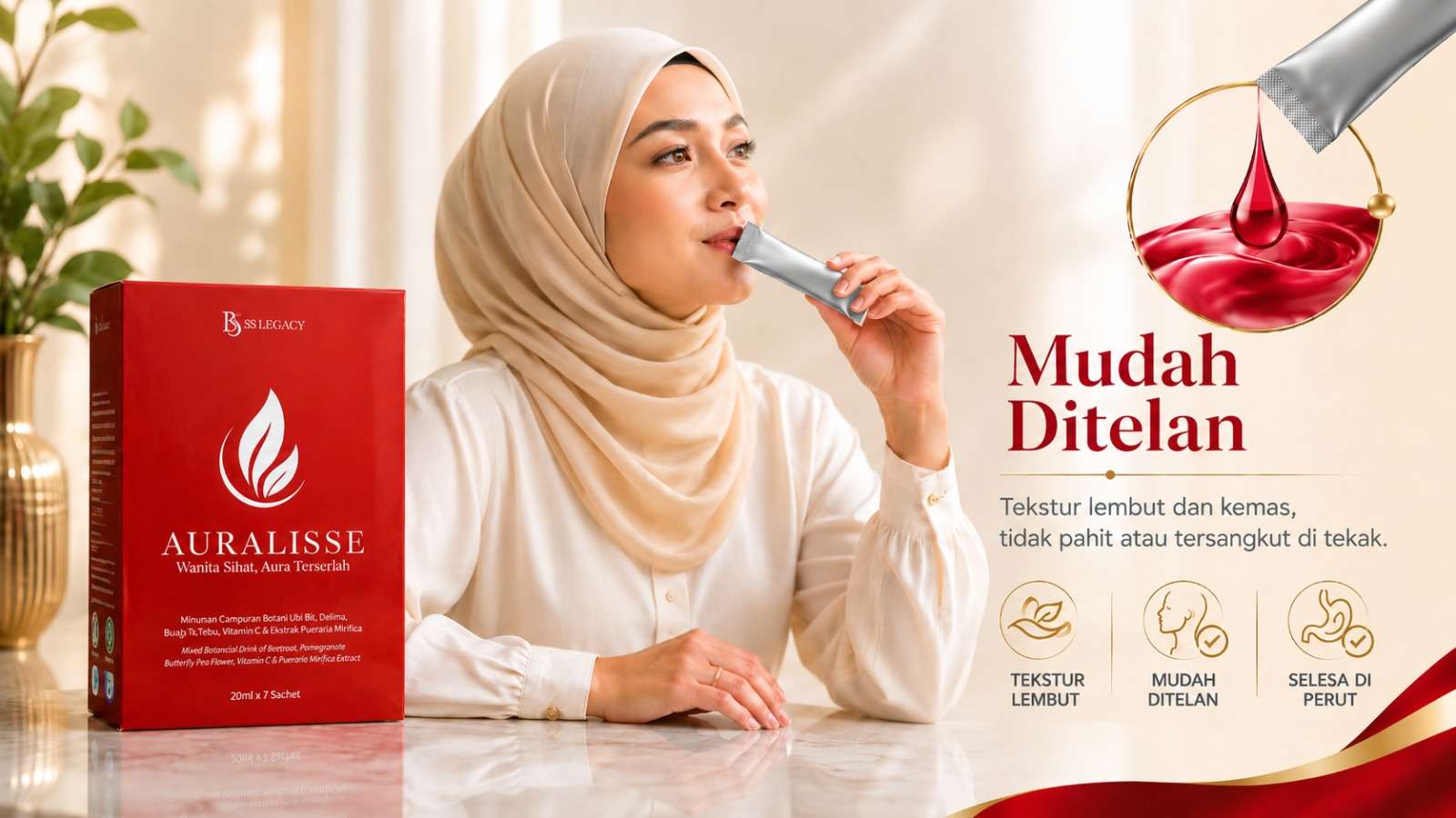 Tekstur Makjun Mudah Ditelan